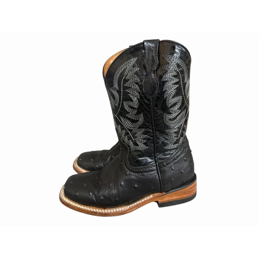 Veretta Kids Black Leather‎ Boots Size 21